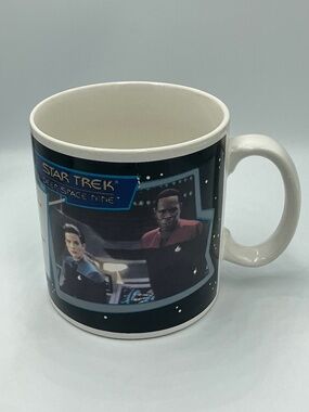 Star Trek DS9 Episode 407 Q-Less Ceramic Mug 1994 Applause Limited Edition COA